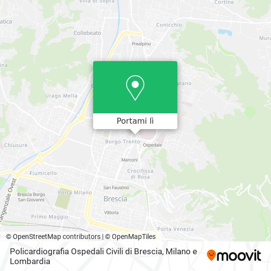 Mappa Policardiografia Ospedali Civili di Brescia