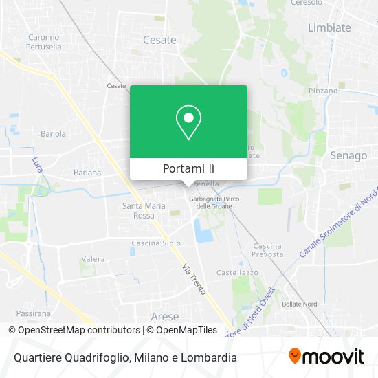 Mappa Quartiere Quadrifoglio