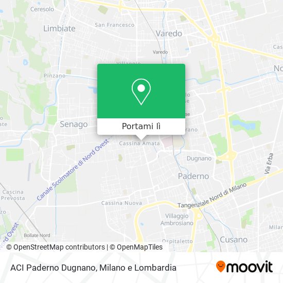 Mappa ACI Paderno Dugnano