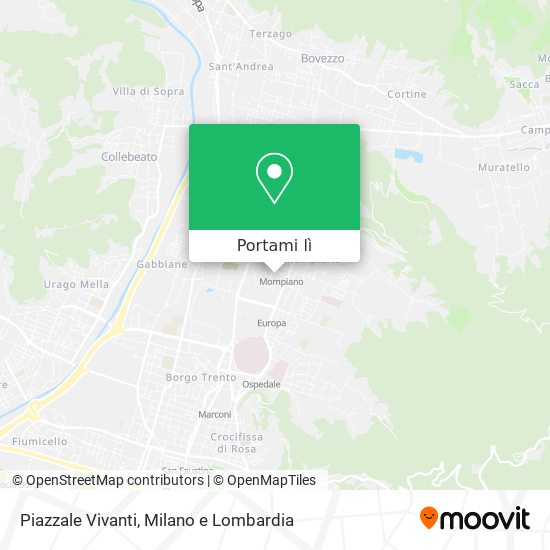 Mappa Piazzale Vivanti