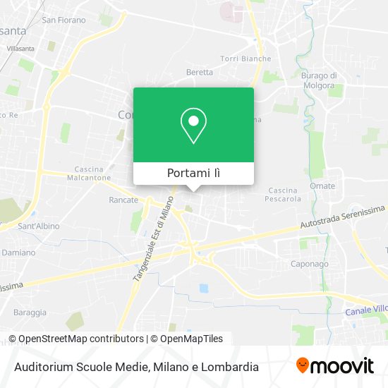 Mappa Auditorium Scuole Medie