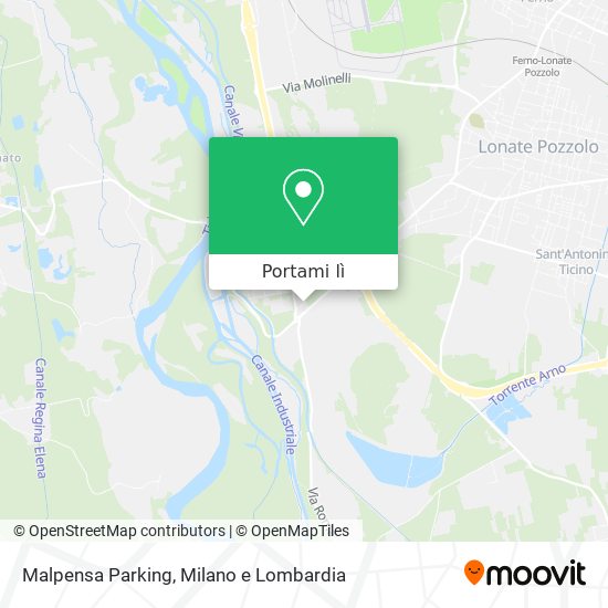 Mappa Malpensa Parking