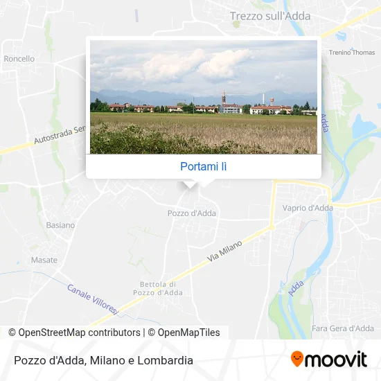 Mappa Pozzo d'Adda