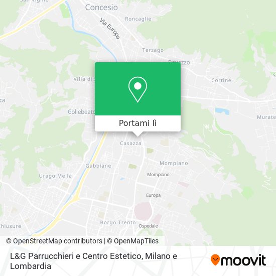 Mappa L&G Parrucchieri e Centro Estetico