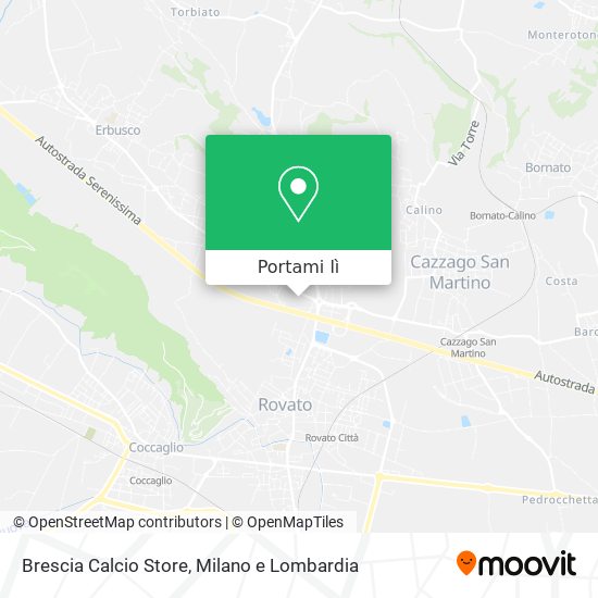 Mappa Brescia Calcio Store