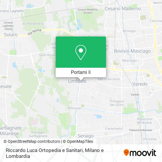 Mappa Riccardo Luca Ortopedia e Sanitari