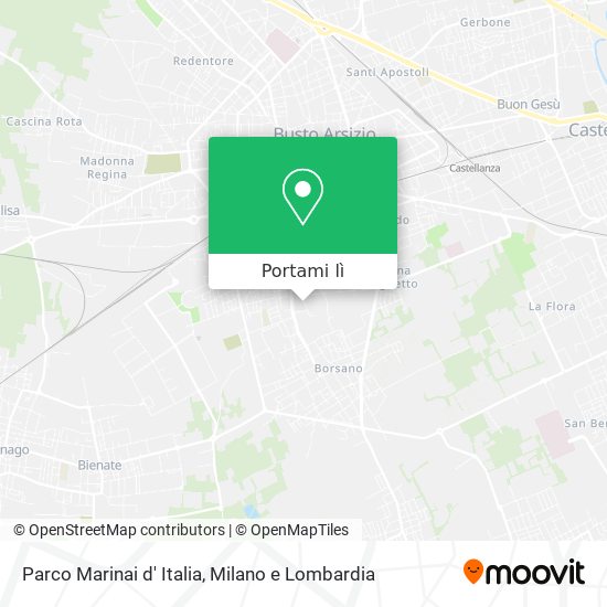 Mappa Parco Marinai d' Italia