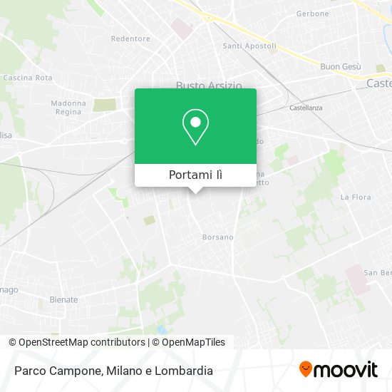 Mappa Parco Campone