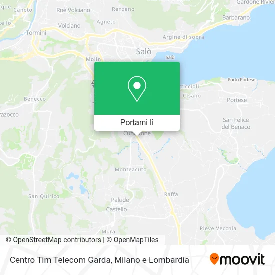 Mappa Centro Tim Telecom Garda