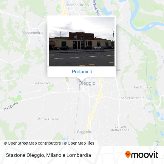 Mappa Stazione Oleggio
