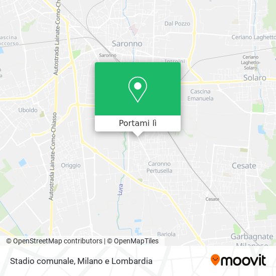 Mappa Stadio comunale