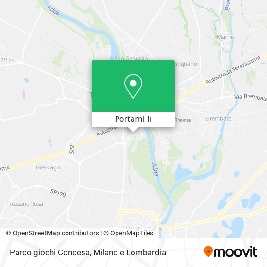 Mappa Parco giochi Concesa