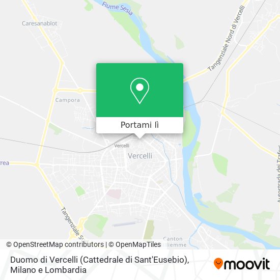 Mappa Duomo di Vercelli (Cattedrale di Sant'Eusebio)