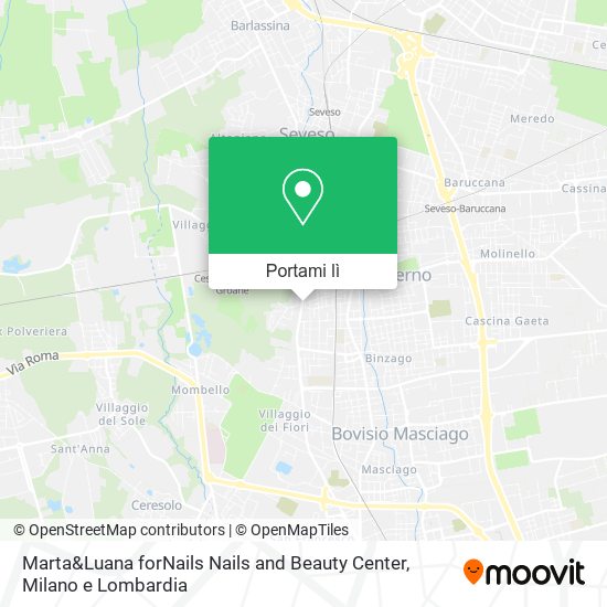 Mappa Marta&Luana forNails Nails and Beauty Center