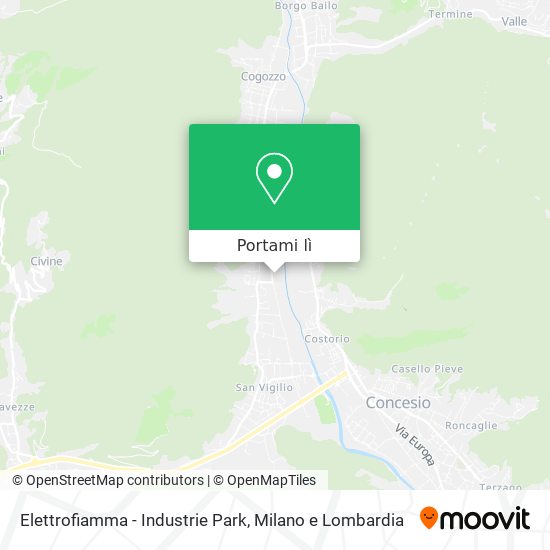 Mappa Elettrofiamma - Industrie Park