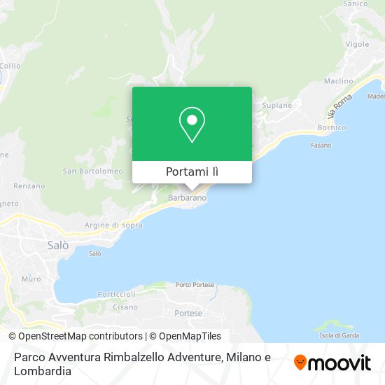 Mappa Parco Avventura Rimbalzello Adventure