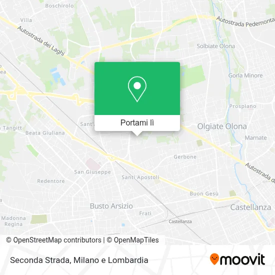 Mappa Seconda Strada