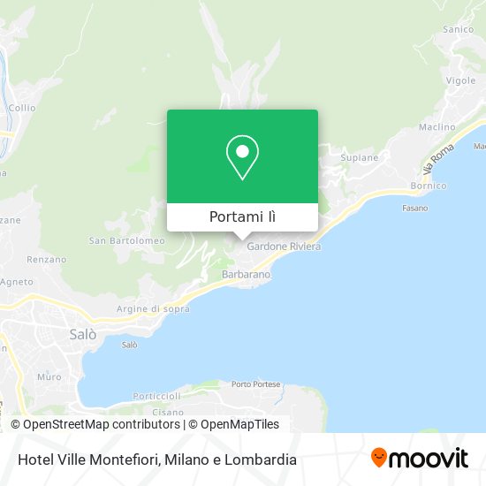 Mappa Hotel Ville Montefiori