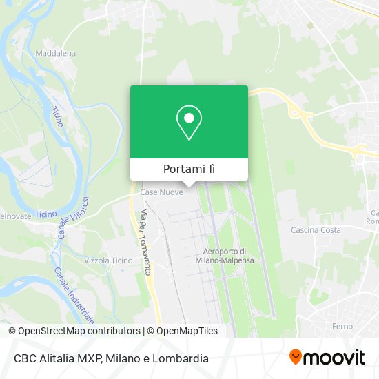 Mappa CBC Alitalia MXP