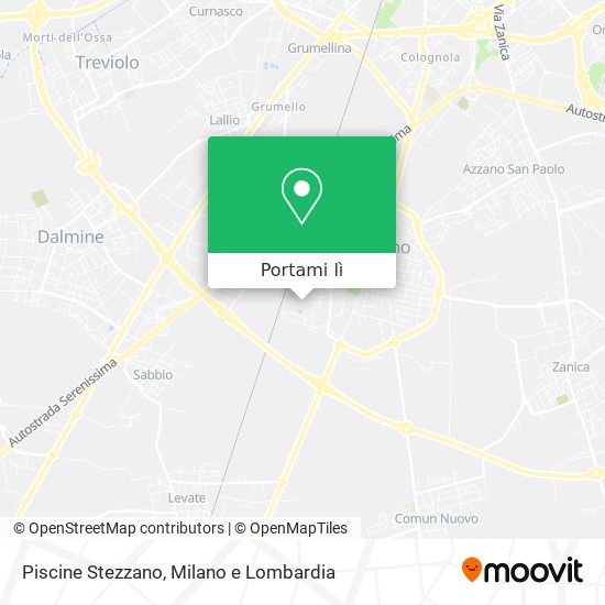 Mappa Piscine Stezzano
