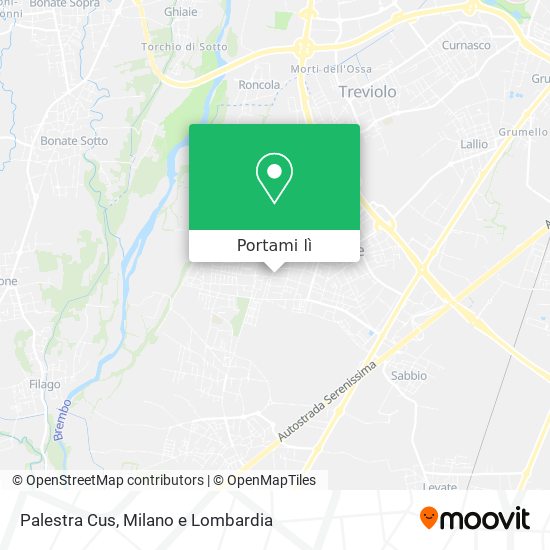 Mappa Palestra Cus