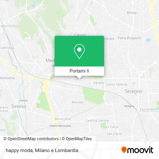 Mappa happy moda