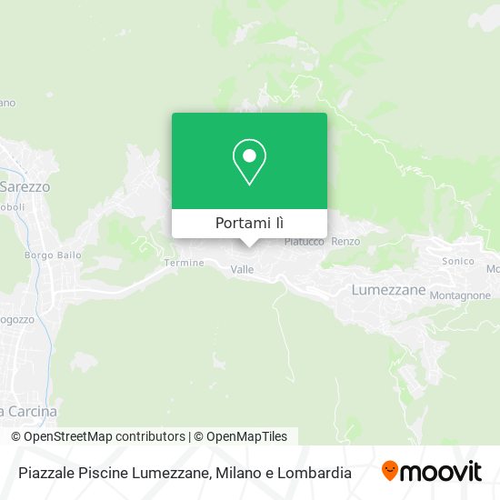 Mappa Piazzale Piscine Lumezzane