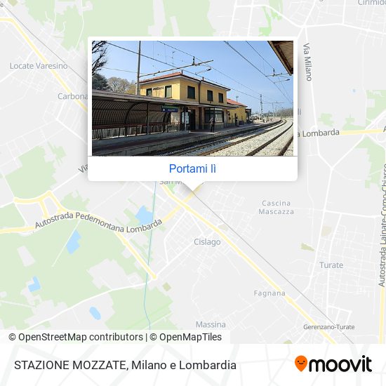 Mappa STAZIONE MOZZATE