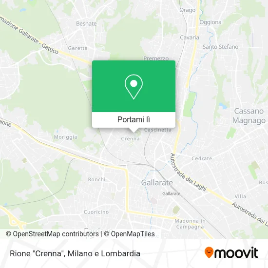 Mappa Rione "Crenna"