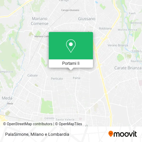 Mappa PalaSimone