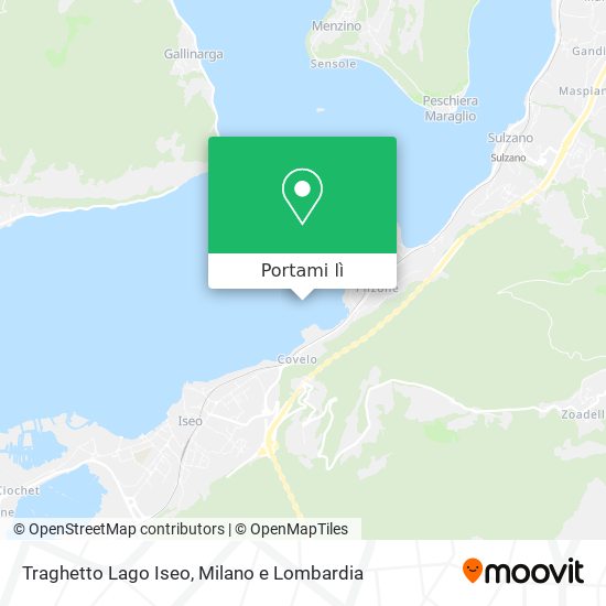 Mappa Traghetto Lago Iseo