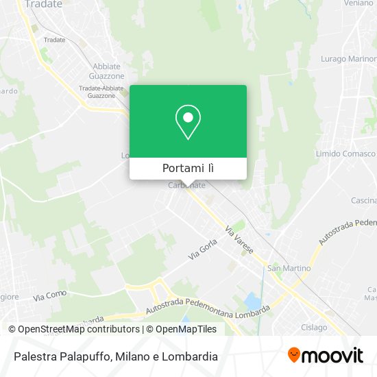 Mappa Palestra Palapuffo