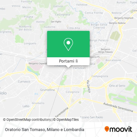 Mappa Oratorio San Tomaso