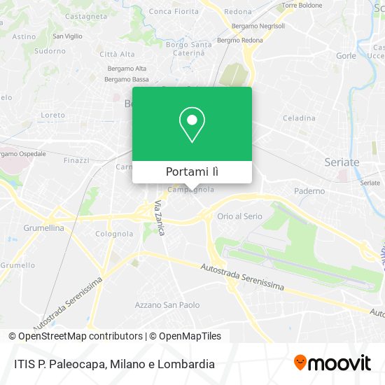 Mappa ITIS P. Paleocapa