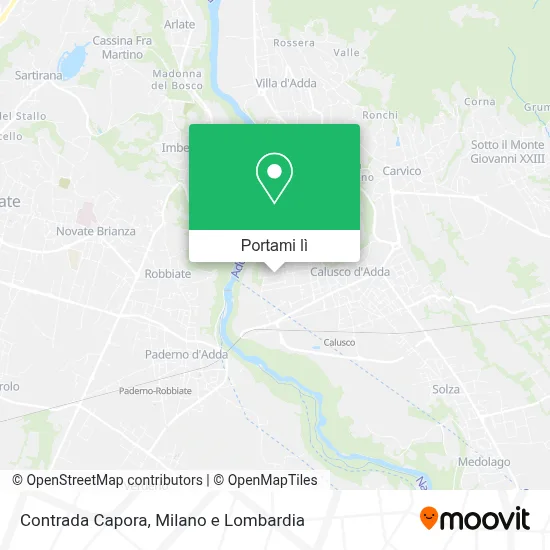 Mappa Contrada Capora