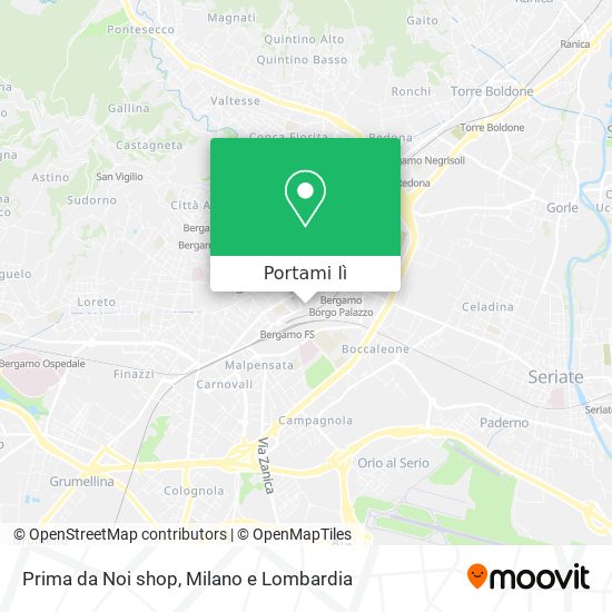 Mappa Prima da Noi shop