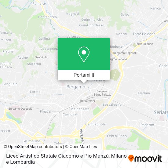 Come Arrivare A Liceo Artistico Statale Giacomo E Pio Manzu A Bergamo Con Bus O Treno