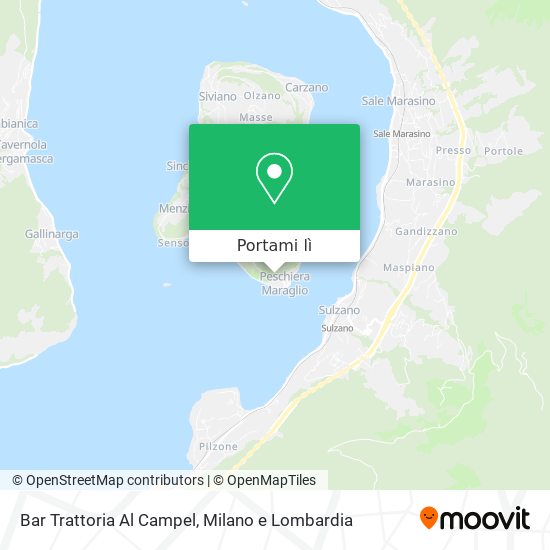 Mappa Bar Trattoria Al Campel