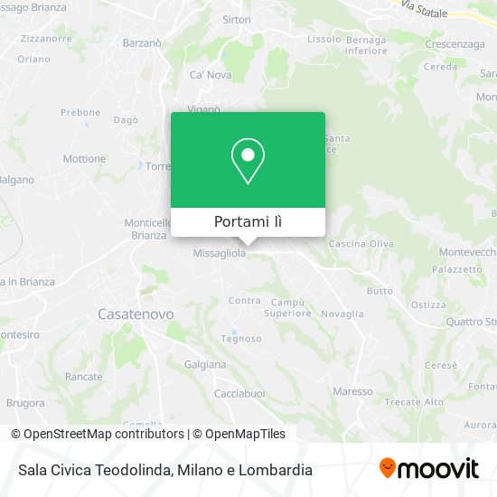 Mappa Sala Civica Teodolinda