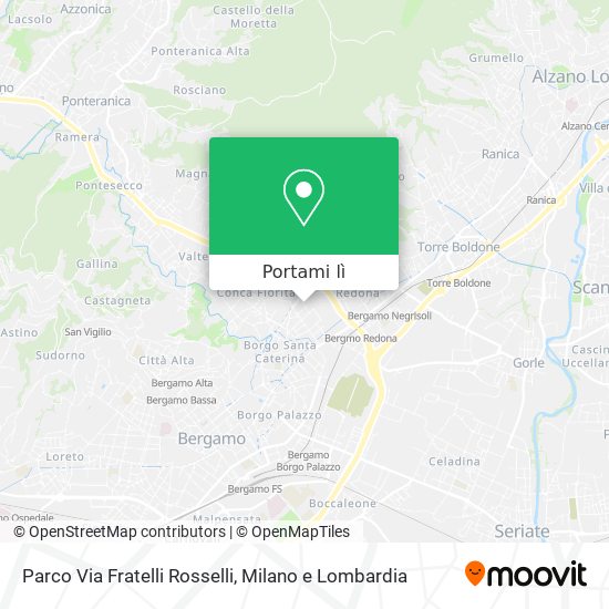 Mappa Parco Via Fratelli Rosselli