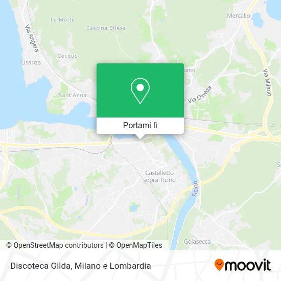 Mappa Discoteca Gilda