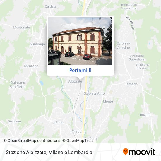 Mappa Stazione Albizzate