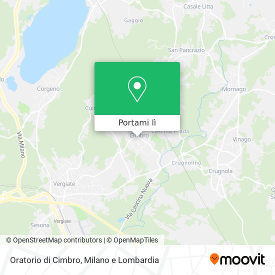 Mappa Oratorio di Cimbro