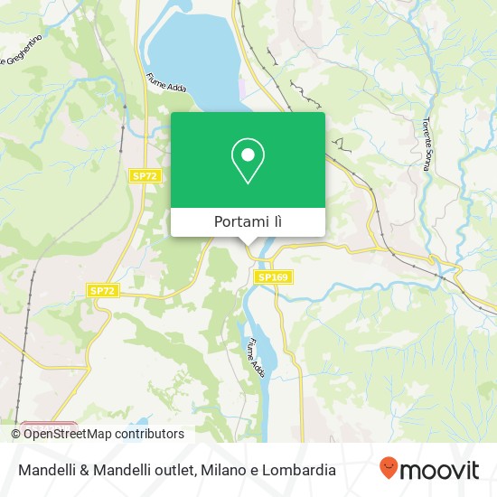 Mappa Mandelli & Mandelli outlet