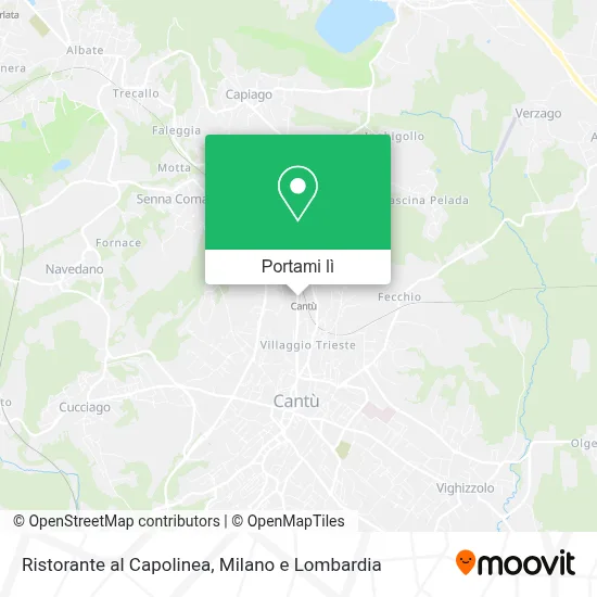 Mappa Ristorante al Capolinea