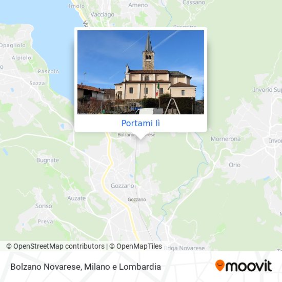 Mappa Bolzano Novarese