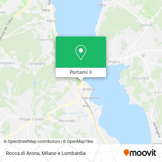 Mappa Rocca di Arona