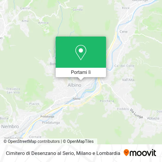 Mappa Cimitero di Desenzano al Serio