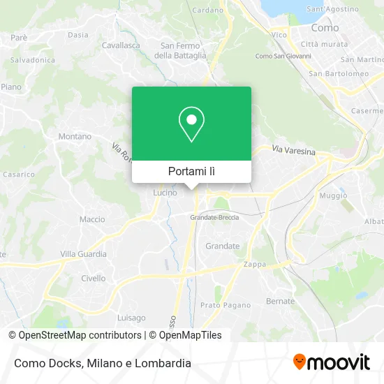 Mappa Como Docks