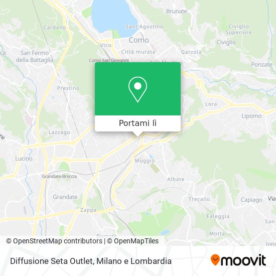 Mappa Diffusione Seta Outlet